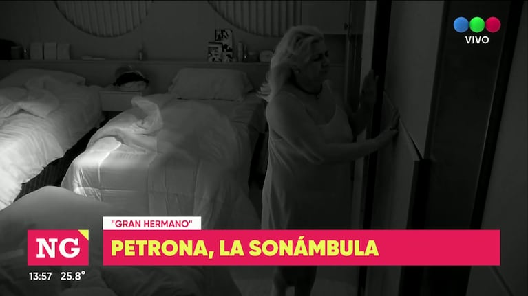 Petrona de Gran Hermano 2024, sonámbula