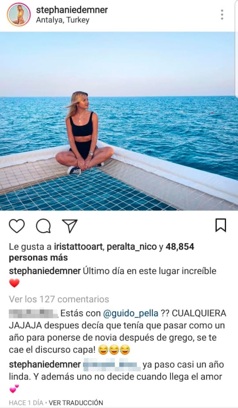 Picante comentario de una seguidora a Stephanie Demner por su nuevo romance: ¡su contundente respuesta!