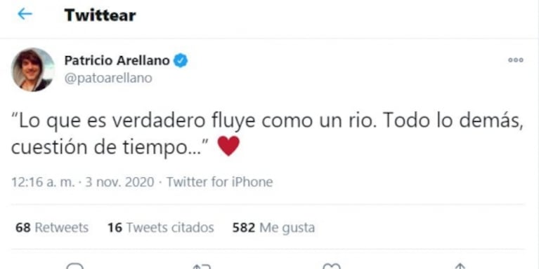 Picante tweet de Pato Arellano ¡tres minutos después de la eliminación de Laura Novoa del Cantando!: "Lo que es verdadero fluye"