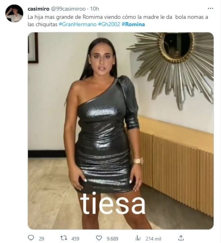 Picantes e ingeniosos: lluvia de memes por el ingreso de las hijas de Romina en Gran Hermano 2022 