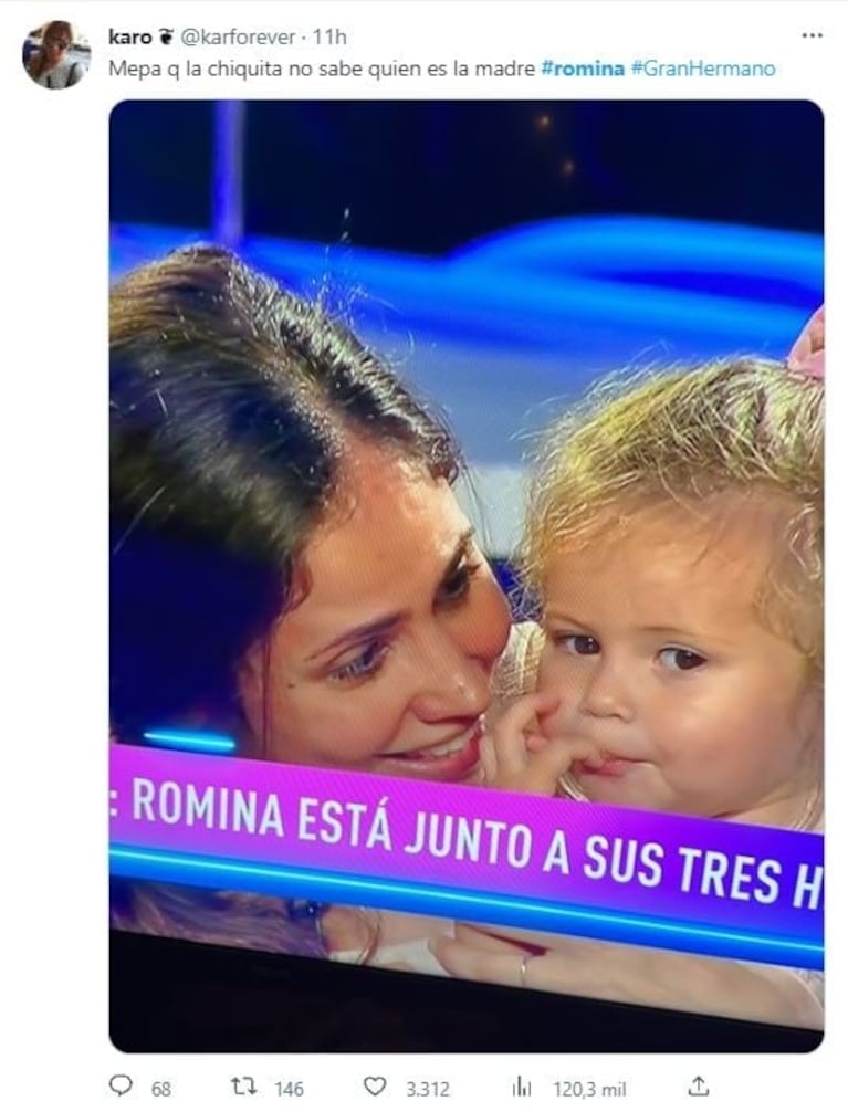 Picantes e ingeniosos: lluvia de memes por el ingreso de las hijas de Romina en Gran Hermano 2022 