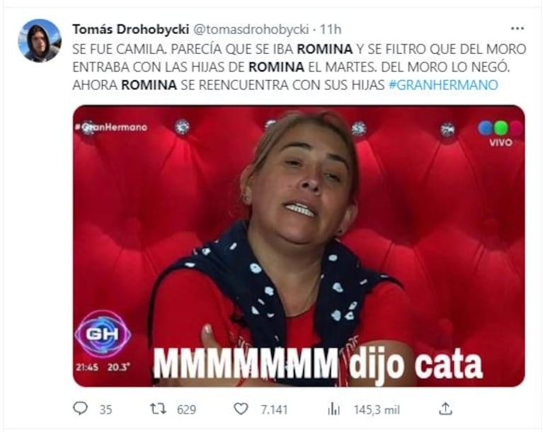 Picantes e ingeniosos: lluvia de memes por el ingreso de las hijas de Romina en Gran Hermano 2022 