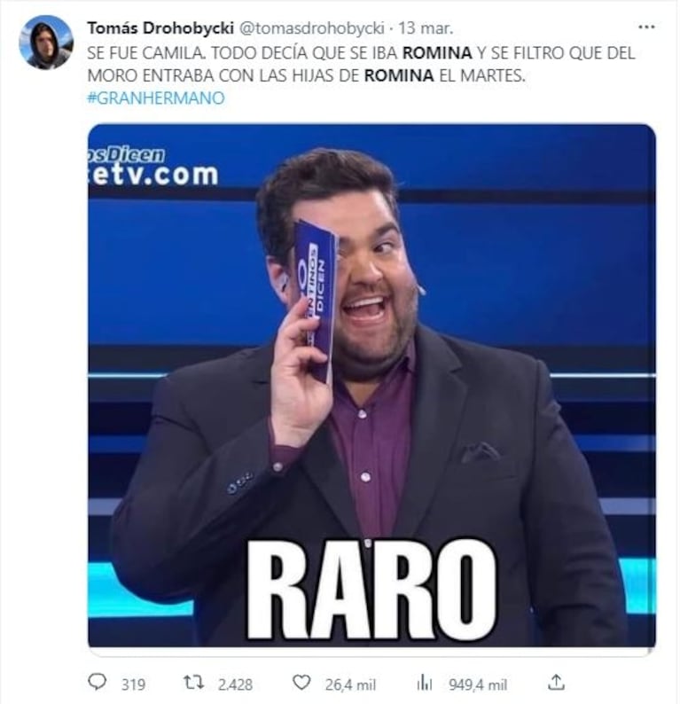 Picantes e ingeniosos: lluvia de memes por el ingreso de las hijas de Romina en Gran Hermano 2022 