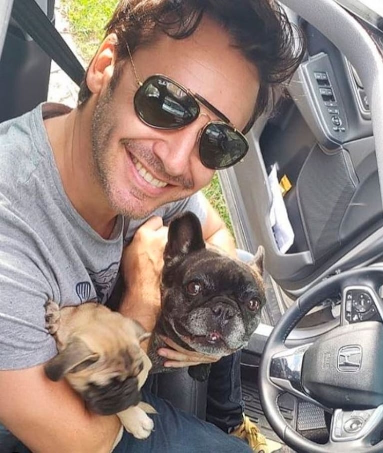 Pícara reacción de Roberto García Moritán ante la posibilidad de tener una mascota con Pampita: "Bastantes tienen nuestros ex"