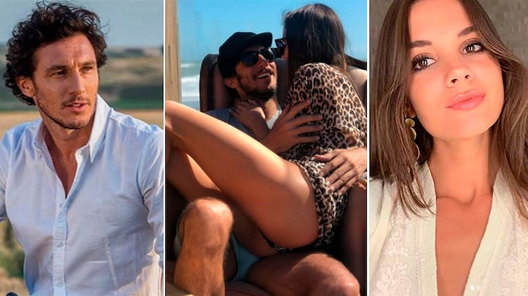 Pico Mónaco, súper mimoso con su novia, Diana Arnopoulos, en Mar del Plata