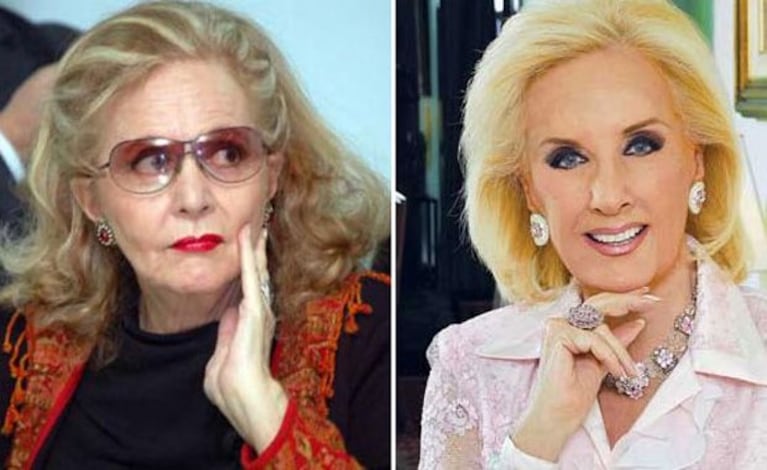 Pinky y Mirtha Legrand. (Foto: Web)