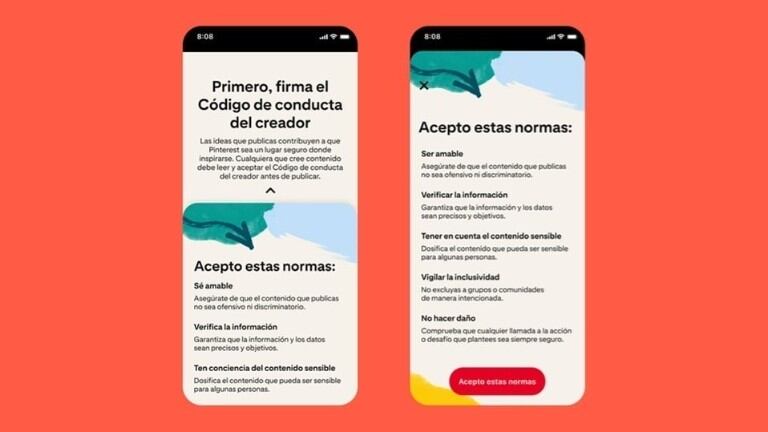 Pinterest crea un código de conducta para creadores y les permitirá eliminar comentarios. Foto:DPA. 