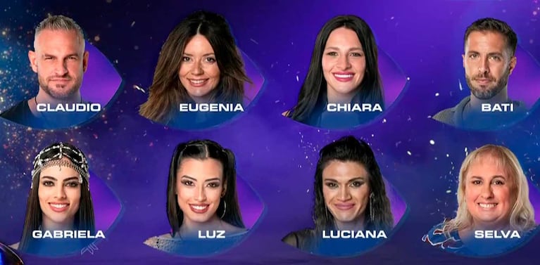 Placa de nominados de Gran Hermano del miércoles 19 de marzo del 2025 (Foto: captura Telefe)