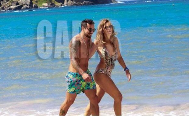 Pocho Lavezzi y Yanina Screpante (Foto Caras)