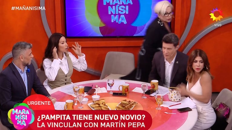 Por qué Carmen Barbieri se levantó en vivo y amenazó con irse del programa