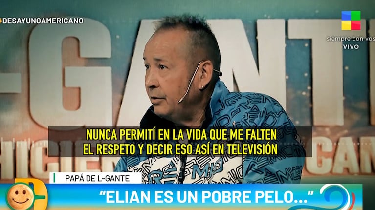 Por qué el papá de L-Gante está furioso con su hijo: el audio de Miguel Ángel Prosi destrozando al cantante