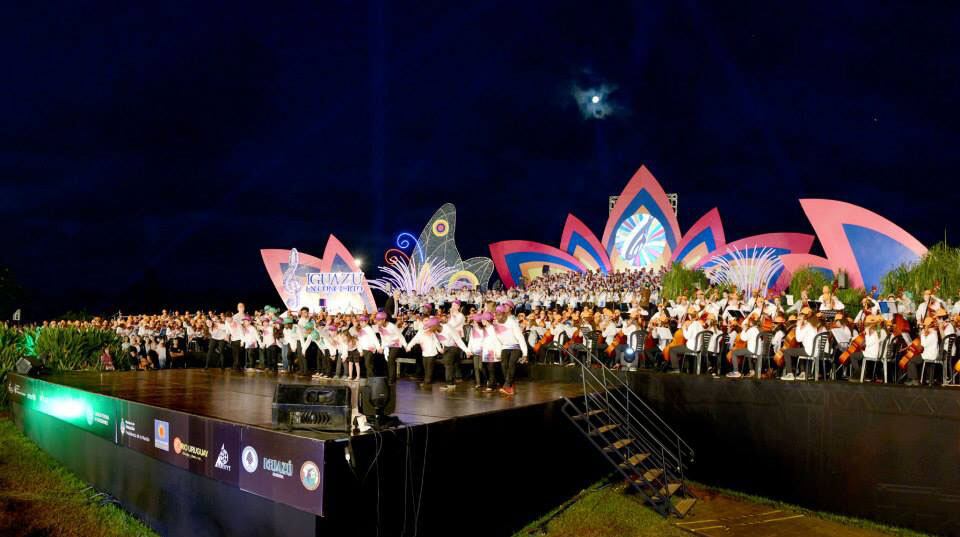 Postales de Iguazú en Concierto 2015. (Foto: Facebook.com/iguazuenconcierto)