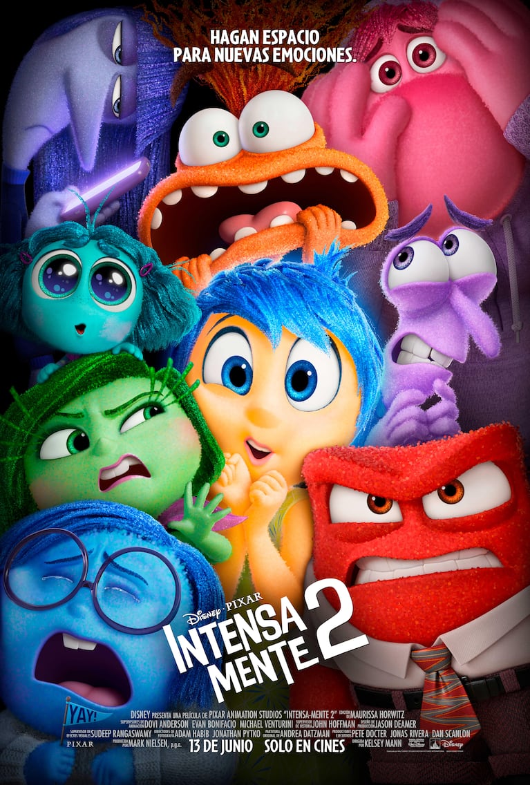 Póster de Intensa-Mente 2 (Foto: gentileza Disney-Pixar)