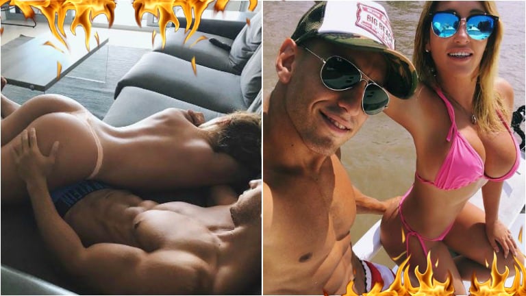 ¡Prendidos fuego! Ayelén Paleo presentó a su nuevo novio con una foto súper hot: "Tiempo de relax"