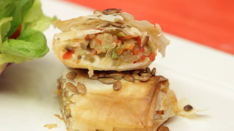 Prepara este strudel de vegetales con una receta rápida y fácil 