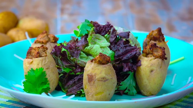 Prepará estos Papines rellenos con cerdo con una receta fácil y rica 