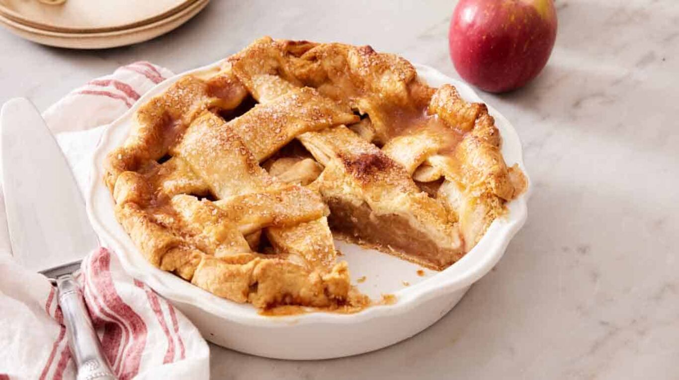 Prepará un apple pie con una receta sencilla y deliciosa  