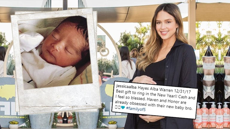 ¡Presentación oficial! Jessica Alba mostró la carita de su bebé recién nacido: ¡El mejor regalo para llamar el...