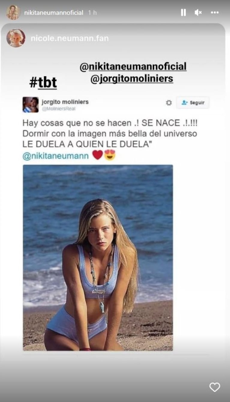 Provocativo posteo de Nicole Neumann después del furioso descargo de Mica Viciconte en su contra