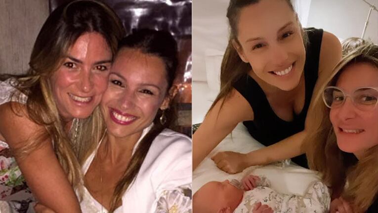 Puli Demaría compartió una tierna foto del momento en el que conoció a Ana, la hija de Pampita.