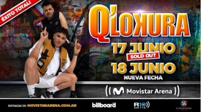 Q Lokura anunció su segundo Movistar Arena para el 18 de junio: cómo comprar las entradas