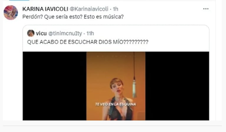  “¿Qué acabo de escuchar? ¡Dios Mío!”: la brutal crítica de Karina Iavícoli a La Joaqui por su último tema