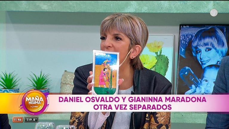 Qué dice el tarot sobre Gianinna Maradona y Daniel Osvaldo.