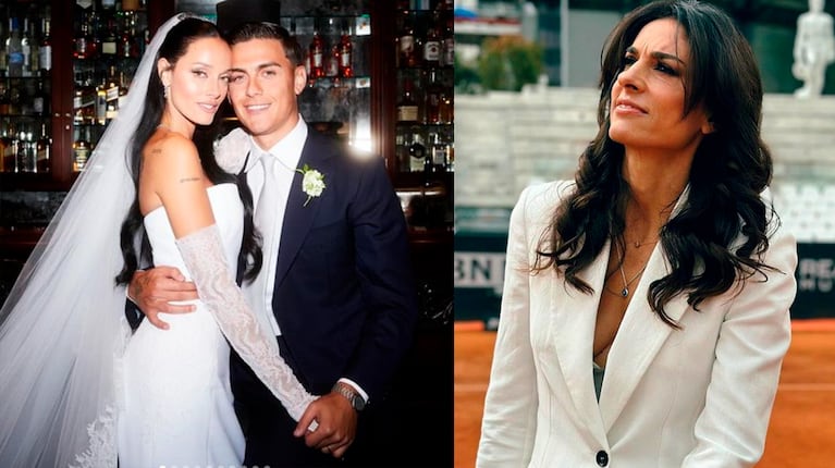 Qué dijo Gabriela Sabatini en medio del escándalo por su faltazo a la boda de Oriana Sabatini y Paulo Dybala.