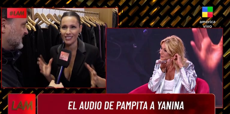 Qué dijo Pampita de los polémicos chats de China Suárez con Wanda Nara, afirmando que la quiso ahorcar