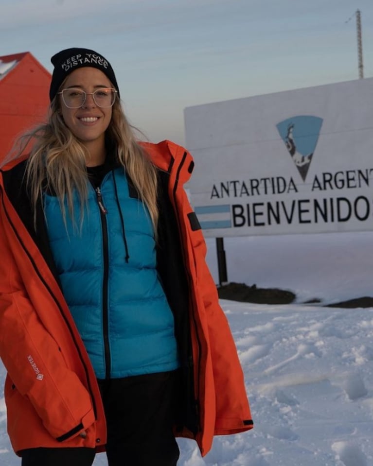 Qué hace Nati Jota en la Antártida Argentina: "Estoy cumpliendo un sueño y conociendo un lugar único"