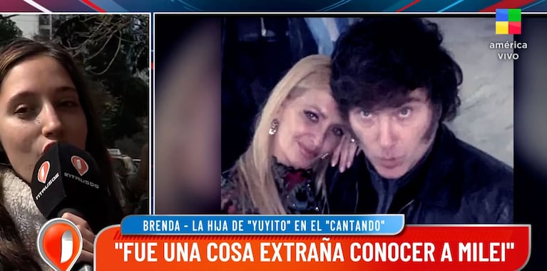 Qué le preguntó la hija de Yuyito González a Javier Milei en su encuentro cara a cara