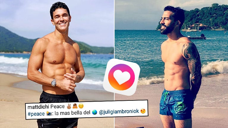 ¡Qué modernos! El comentario buen onda de Mariano Martínez en una foto sexy del novio de su exesposa