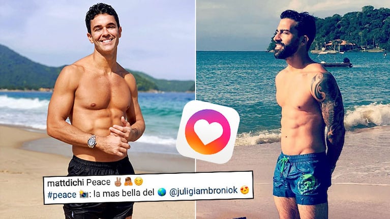 ¡Qué modernos! El comentario buen onda de Mariano Martínez en una foto sexy del novio de su exesposa