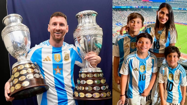 Qué objeto Mateo Messi se llevó de la cancha como recuerdo del triunfo de Argentina en la Copa América.