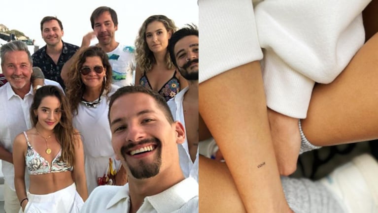 ¿Qué palabra se tatuó la familia Montaner?