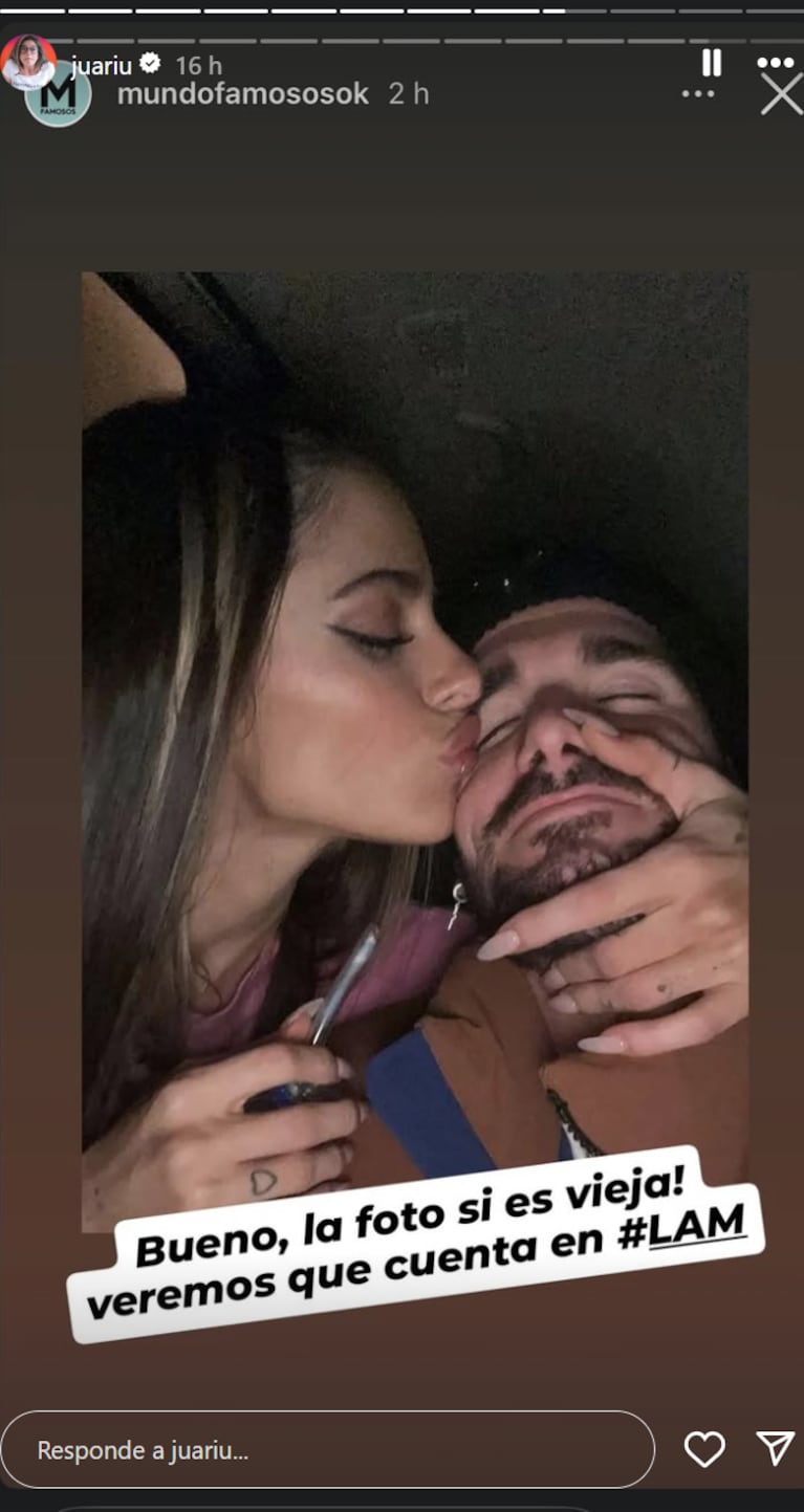 ¿Qué se sabe sobre la foto viral de Tini y Ángel? Foto: IG | juariu