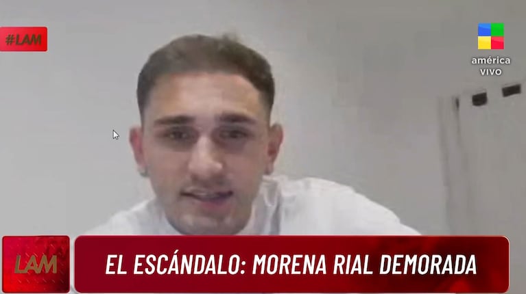 Qué sintió Facundo Ambrosioni al ver la detención de Morena Rial, madre de su hijo Francesco