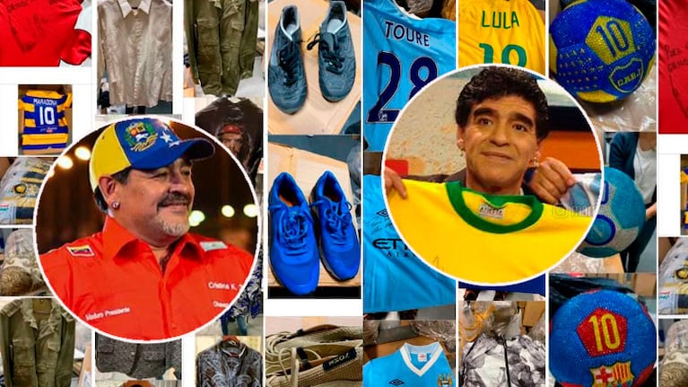 Qué tiene el valioso contenedor que Diego Maradona tenía en Dubai y Matías Morla hizo abrir: botines, pelotas y camisetas históricas