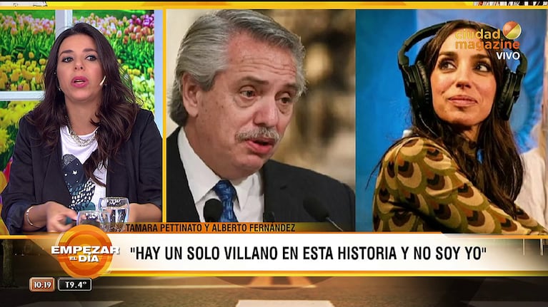 Quién es el “villano” del que habla Tamara Pettinato en su descargo: “Se cae de maduro”