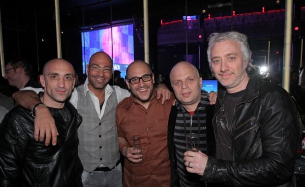 Ramiro Pantorotto, Freddy Villarreal, Fierita, Sebastián Wainraich y Andy Kusnetzoff, en la Fiesta Da Para Darse. (Foto: Metro)