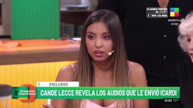 Reapareció Cande Lecce tras la llegada de Mauro Icardi a Argentina: "Fuiste un cobarde"