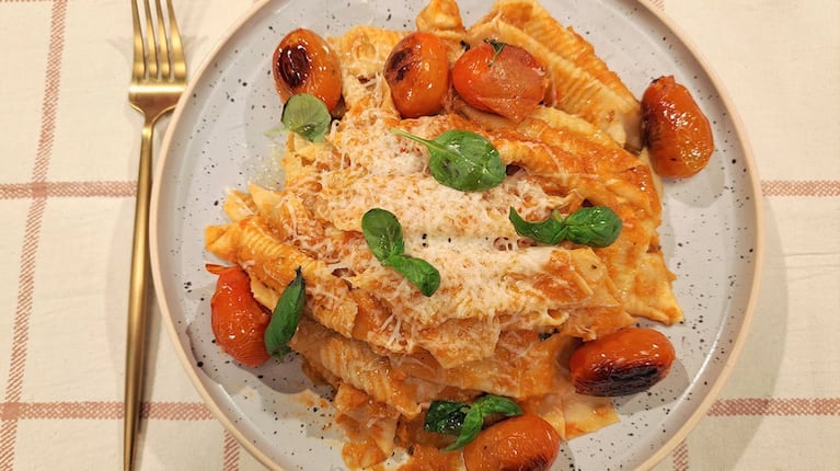 Receta de garganelli con salsa bien casera de tomates: el paso a paso para un plato especial 