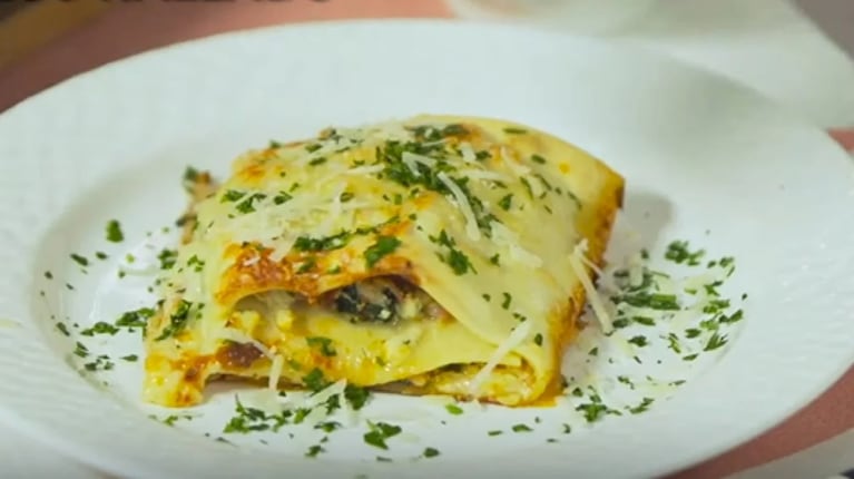 Receta de paquetitos de lasagna ideal para sorprender a tu familia 