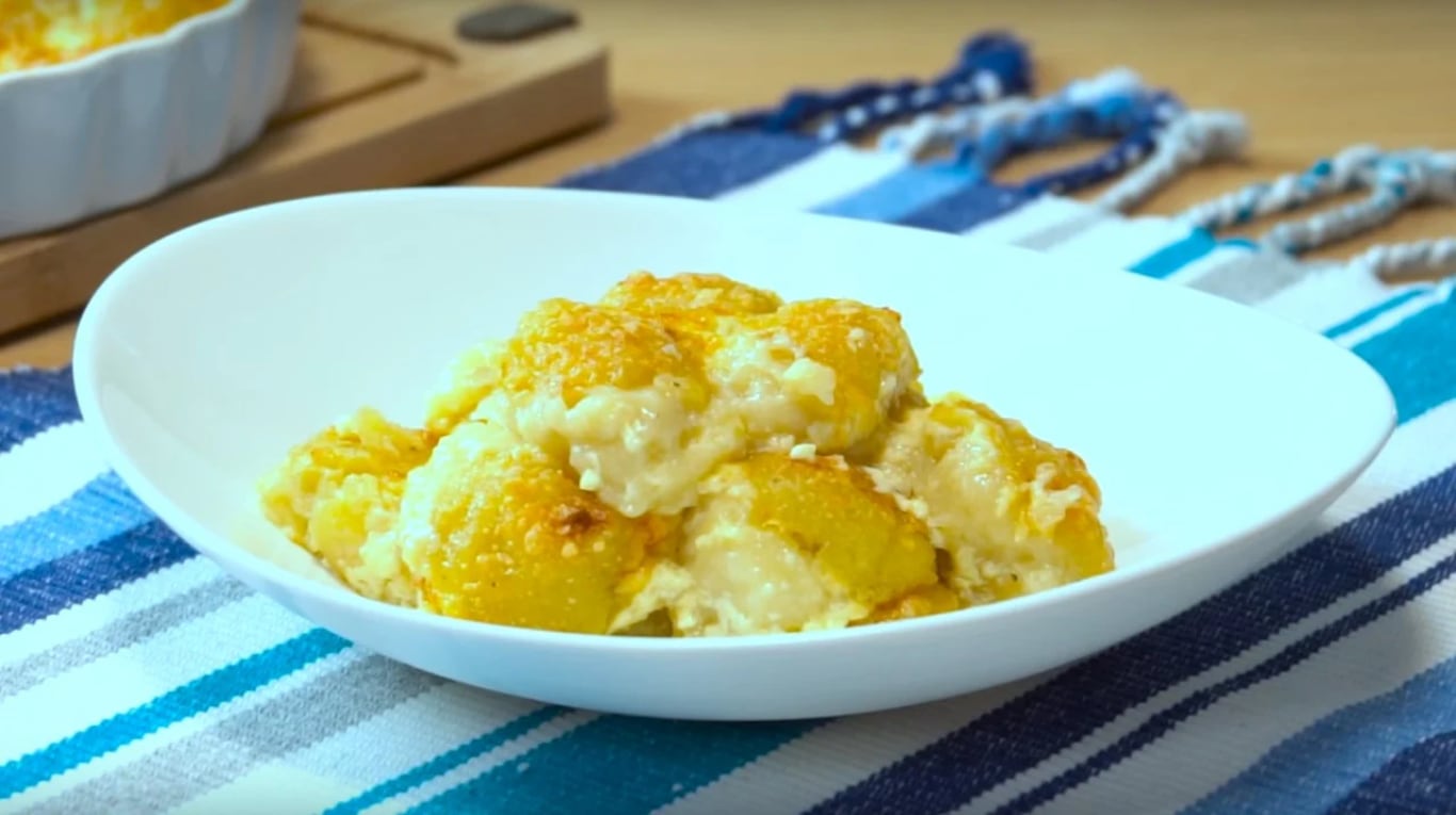 Receta: ñoquis rellenos gratinados, dorados y deliciosos en cada bocado