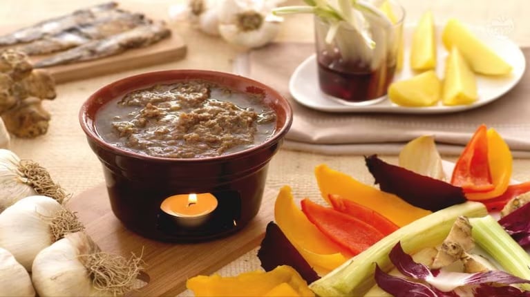 Receta simple para una bagna cauda 