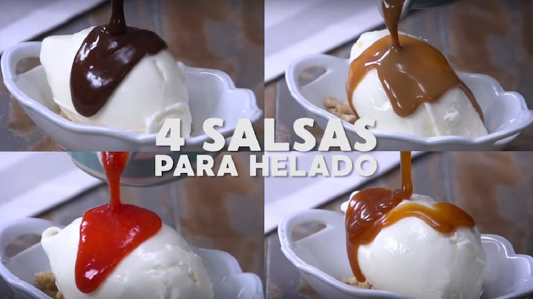 Recetas fáciles: 4 tipos de salsas para helados 