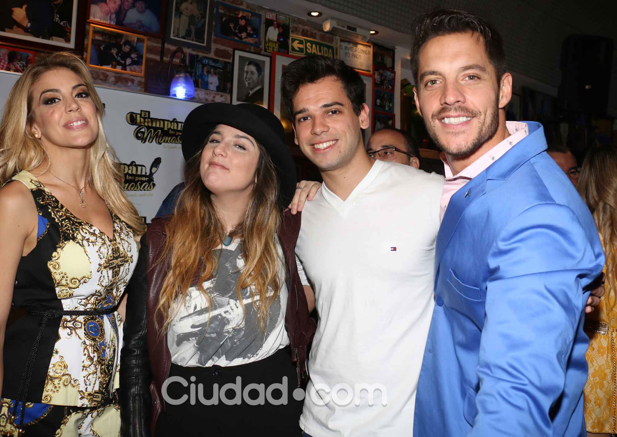 Reina Reech, Juana Repetto, Schrank y Delgado, juntos (Fotos: Movilpress). 