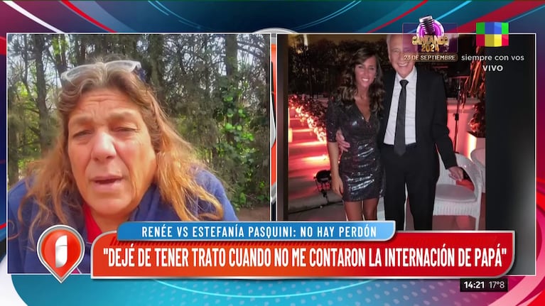 Renée Cormillot apuntó contra Estefanía Pasquini, la esposa de su papá.