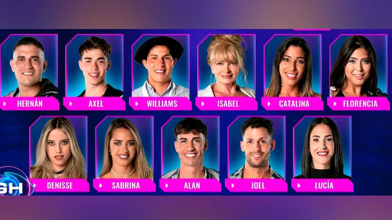 Repechaje de Gran Hermano 2023: la placa de participantes que quieren volver (Foto: captura Telefe)