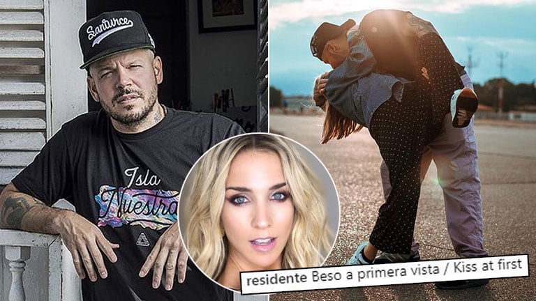 Residente blanqueó su nuevo romance, a un año y medio de separarse de Soledad Fandiño: Beso a primera vista